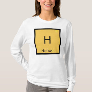 Harrison Name Chemie Element Periodensystem T-Shirt