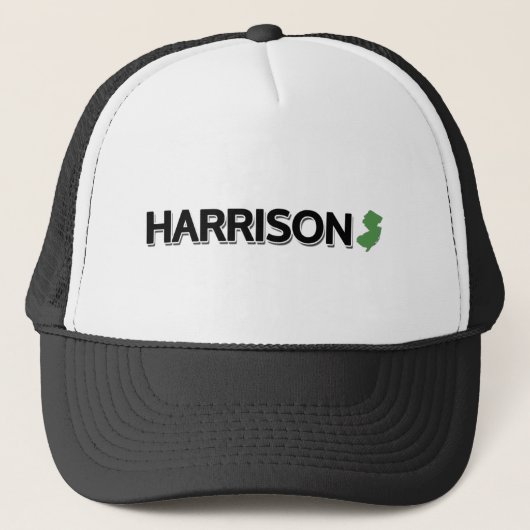 Harrison, New Jersey Truckerkappe (Vorderseite)
