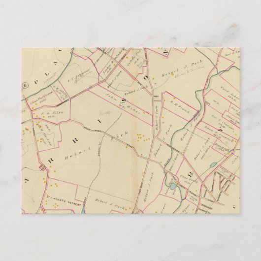 Harrison, Rye, New York Postkarte (Vorderseite)