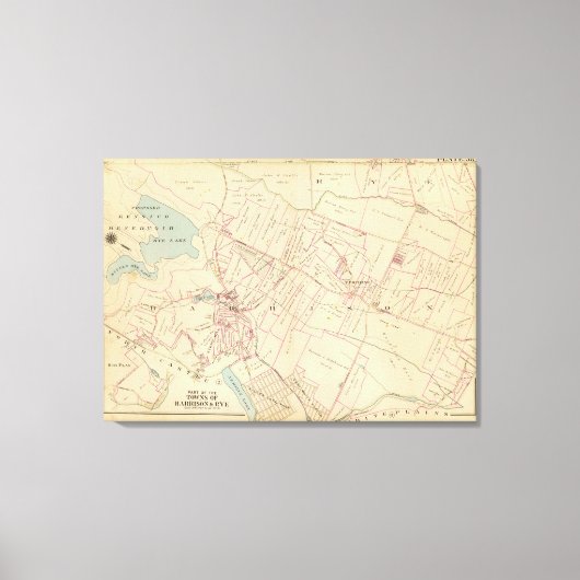 Harrison, Rye, NY Leinwanddruck (Vorderseite)