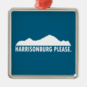 Harrisonburg Virginia Bitte Ornament Aus Metall