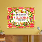 Harrison's Columbian Perfumery 1854 Leinwanddruck (Insitu (Wohnzimmer))
