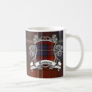 Harristartan-Schild Kaffeetasse