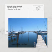 Harrisville Michigan Postkarte (Vorne/Hinten)