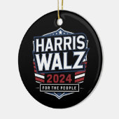 HarrisWaltz 2024 Shirt KamalaHarris TimWaltz 2024 Keramik Ornament (Links)
