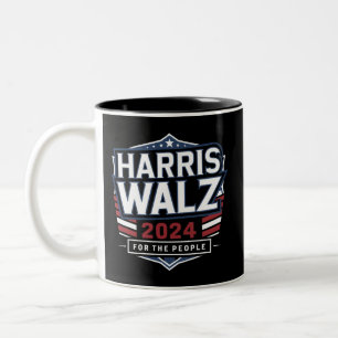 HarrisWaltz 2024 T-Shirt KamalaHarris TimWaltz 202 Zweifarbige Tasse