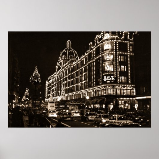 HARROD's at CHRISTMAS - LONDON Poster (Vorne)