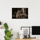 HARROD's at CHRISTMAS - LONDON Poster (Heimbüro)