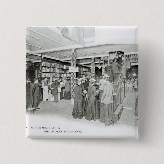 Harrods Bestimmungs-Abteilung, c.1901 Button (Vorderseite)