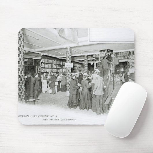 Harrods Bestimmungs-Abteilung, c.1901 Mousepad (Mit Mouse)