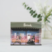 Harrods London Postcard Postkarte (Stehend Vorderseite)