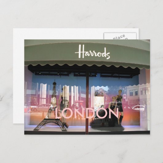 Harrods London Postcard Postkarte (Vorne/Hinten)