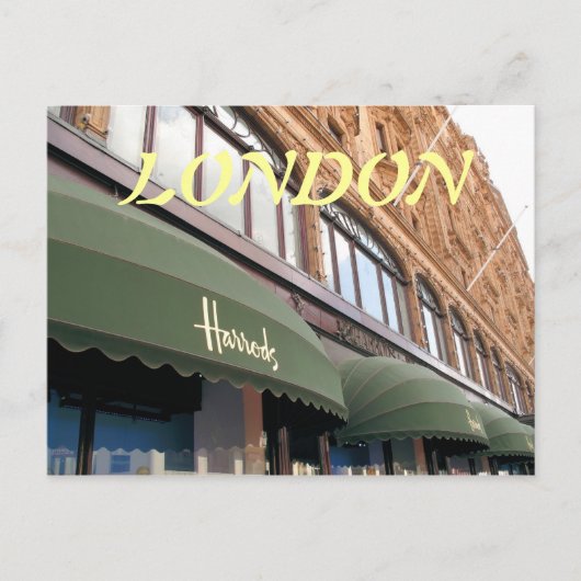 Harrods London UK Postcard Postkarte (Vorderseite)