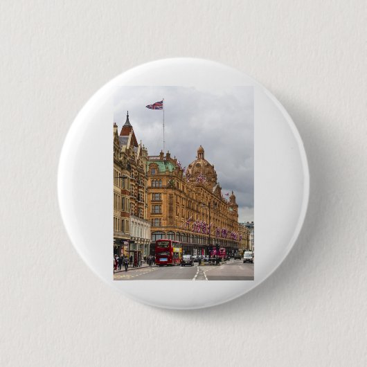 Harrods von Knightsbridge Button (Vorderseite)