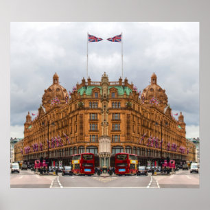 Harrods von Knightsbridge hdr Poster