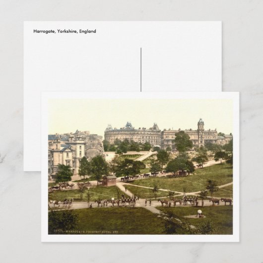 Harrogate, Yorkshire, England Postkarte (Vorne/Hinten)