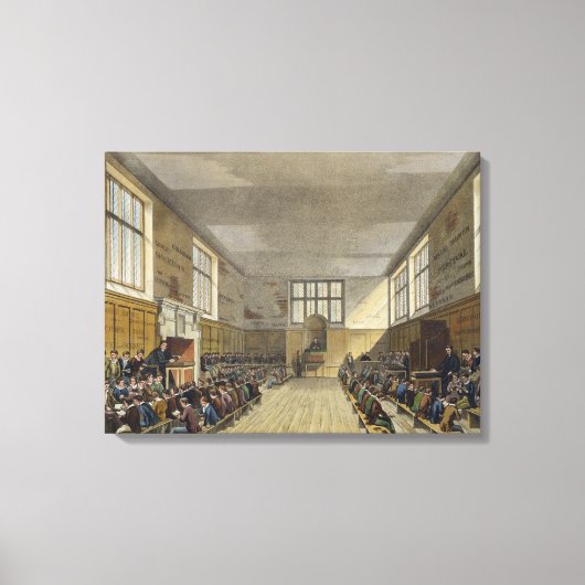 Harrow School Room von der 'History of Harrow Scho Leinwanddruck (Vorderseite)