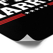 Harry B Funny Harris W Let's Go Harry 2024 Kamala Poster (Ecke)