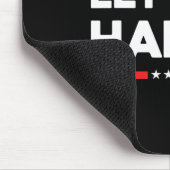 Harry B Funny Kamala Harris Tim W 2024 Let's Go Ha Mousepad (Ecke)
