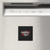 Harry B Kamala Harris und Tim W 2024 Magnet (In Situ (Geschirrspüler))