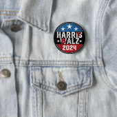 Harry Balz 2024, Funny Political 2024, Harris Walz Button (Beispiel)