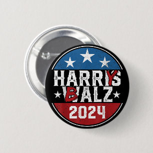 Harry Balz 2024, Lustige politische 2024, Harris W Button