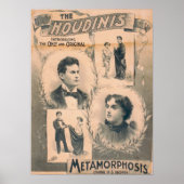 Harry & Bessie HOUDINI VAUDEVILLE Poster (Vorne)