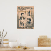 Harry & Bessie HOUDINI VAUDEVILLE Poster (Küche)