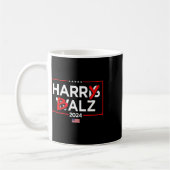 Harry Bheimer Harris 24 Kamala Harris für den Präs Kaffeetasse (Links)