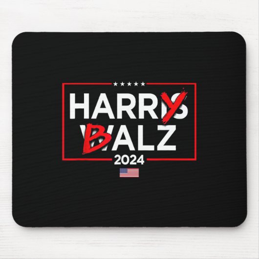 Harry Bheimer Harris 24 Kamala Harris für den Präs Mousepad (Vorne)