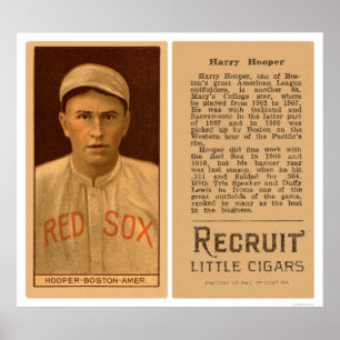 Harry-Böttcher-Red- Soxbaseball 1912 Poster