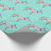 Harry das Whippet Geschenkpapier (Ecke)