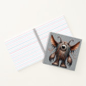 Harry - Ein mit Augen Monster Spiral Notebook Notizblock (Innenseite)