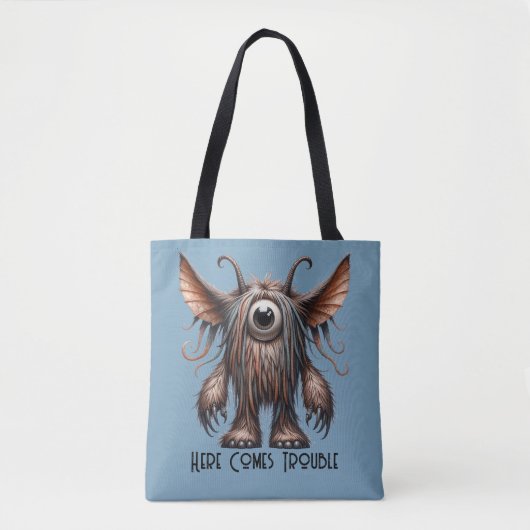 Harry - Ein mit Augen Monster Tote Bag Tasche (Vorderseite)