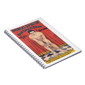 Harry Handcuff Houdini, der Gefängnisbrecher 1900 Notizblock (Rechte Seite)