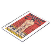 Harry Handcuff Houdini, der Gefängnisbrecher 1900 Notizblock (Linke Seite)