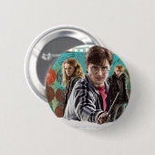 Harry, Hermione und Ron 1 Button (Vorne & Hinten)