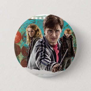 Harry, Hermione und Ron 1 Button