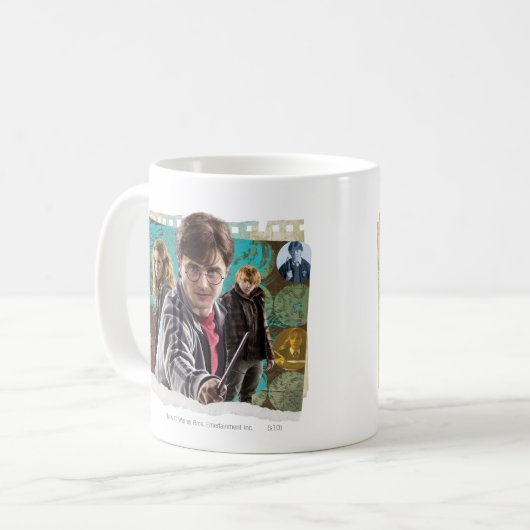 Harry, Hermione und Ron 1 Kaffeetasse (Vorderseite Links)