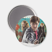 Harry, Hermione und Ron 1 Magnet (Vorderseite/Rückseite)