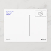 Harry Herringbone Fish Postcard Postkarte (Rückseite)