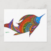 Harry Herringbone Fish Postcard Postkarte (Vorderseite)