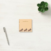 Harry Horse Rustic - 1 Post-it Klebezettel (Büro)