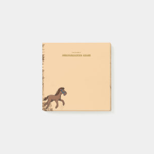 Harry Horse Rustic - 2 Post-it Klebezettel