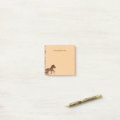 Harry Horse Rustic - 2 Post-it Klebezettel (Auf Schreibtisch)