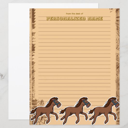 Harry Horse Rustic Linde Paper Sheet (Vorne/Hinten)