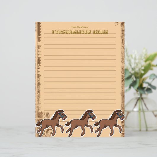 Harry Horse Rustic Linde Paper Sheet (Stehend Vorderseite)