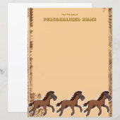 Harry Horse Rustic Unlinated Paper Sheet (Vorne/Hinten)