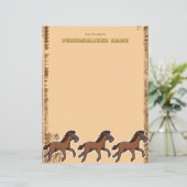 Harry Horse Rustic Unlinated Paper Sheet (Stehend Vorderseite)