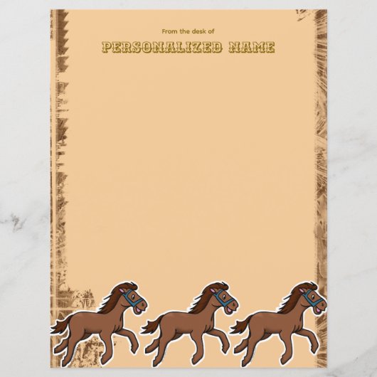 Harry Horse Rustic Unlinated Paper Sheet (Vorderseite)